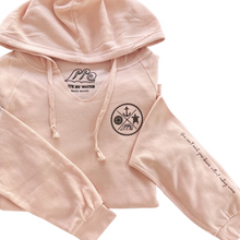 Load image into Gallery viewer, Crest Wave Wash Pullover Hoodie SOFT CORAL-Your choice of sayings