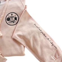 Load image into Gallery viewer, Crest Wave Wash Pullover Hoodie SOFT CORAL-Your choice of sayings