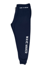 Load image into Gallery viewer, Wave Maker - Navy Joggers with choice of saying