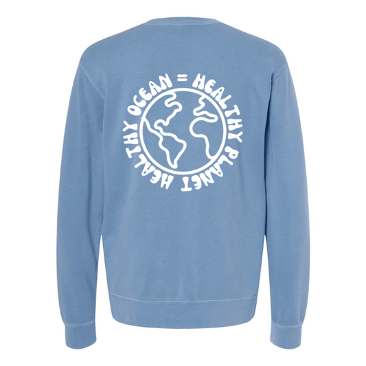 Create Awareness Crewneck-Healthy Planet
