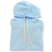 Load image into Gallery viewer, Live by Water Hoodie-with Sea Turtle accent or your choice of personalization