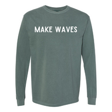 Load image into Gallery viewer, Make Waves - Unisex Long Sleeve Tee-Comes in 5 Colors