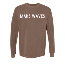 Load image into Gallery viewer, Make Waves - Unisex Long Sleeve Tee-Comes in 5 Colors