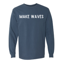 Load image into Gallery viewer, Make Waves - Unisex Long Sleeve Tee-Comes in 5 Colors
