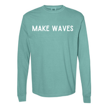 Load image into Gallery viewer, Make Waves - Unisex Long Sleeve Tee-Comes in 5 Colors