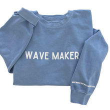 Load image into Gallery viewer, Wave Maker Sweatshirt COASTAL BLUE-Unisex