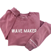Load image into Gallery viewer, Wave Maker Sweatshirt BEACHY RED-Unisex
