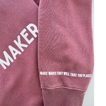 Load image into Gallery viewer, Wave Maker Sweatshirt BEACHY RED-Unisex
