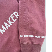 Load image into Gallery viewer, Wave Maker Sweatshirt BEACHY RED-Unisex