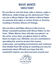 Load image into Gallery viewer, Wave Maker Sweatshirt SOFT CORAL-Unisex