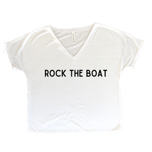 Load image into Gallery viewer, Wave Maker Sayings-Slouchy V-neck T-shirt