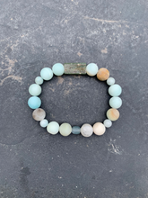 Load image into Gallery viewer, Live by Water Make Waves - Shades of Water Bracelet