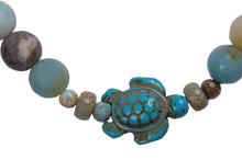 Load image into Gallery viewer, Live by Water Make Waves - Turtle Love Bracelet