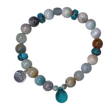 Load image into Gallery viewer, Live by Water Make Waves - Water Drop Bracelet