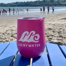 Load image into Gallery viewer, Wine Tumbler-Live by Water Logo