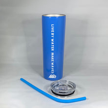 Load image into Gallery viewer, Tall Tumbler-Live by Water Logo