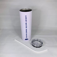 Load image into Gallery viewer, Tall Tumbler-Live by Water Logo