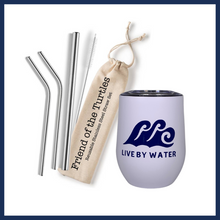 Load image into Gallery viewer, Wine Tumbler & Reusable Straw Set Gift Package