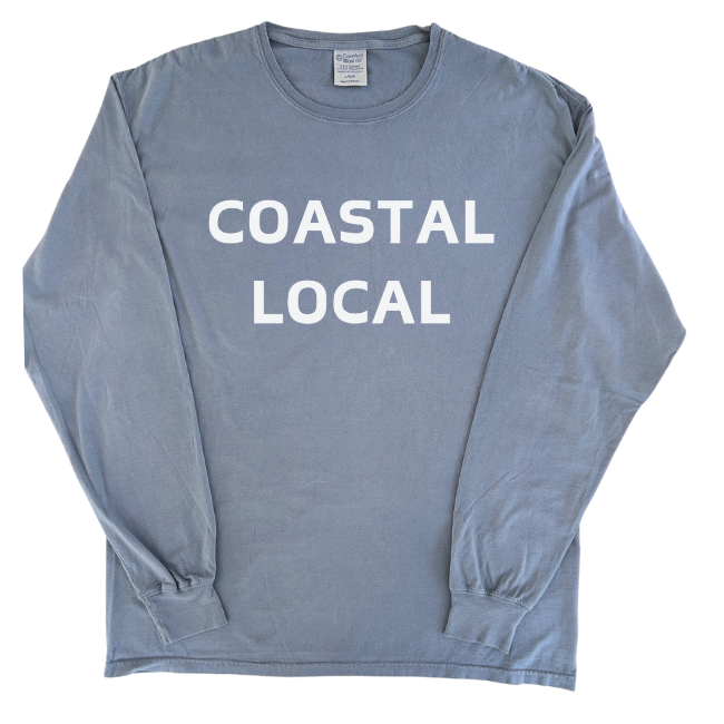 Coastal Local-Long Sleeve T-shirt-Comes in 3 Colors
