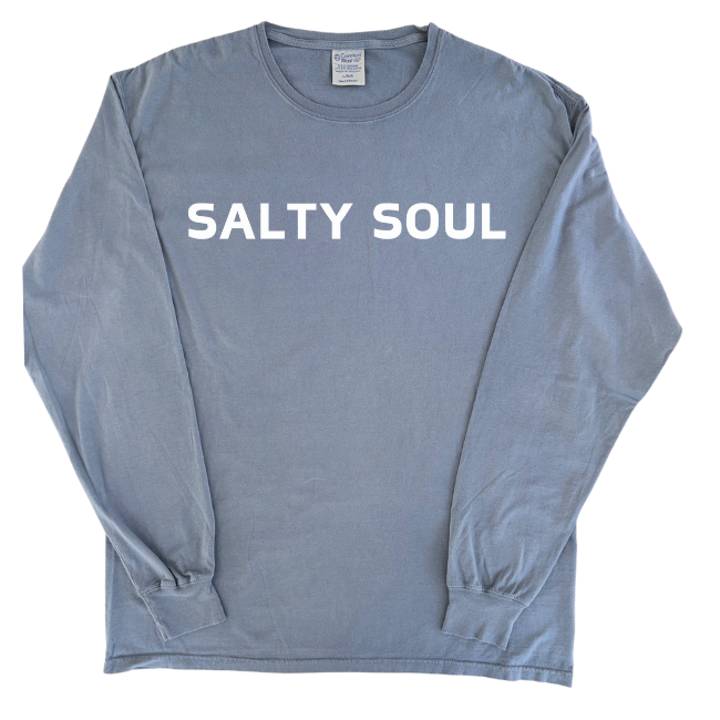 Salty Soul-Long Sleeve T-shirt-Comes in 3 Colors