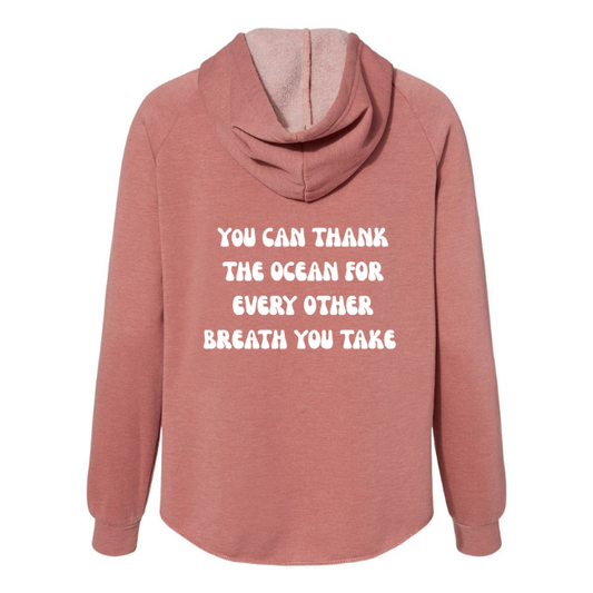 Create Awareness Zip-up-Thank the Ocean