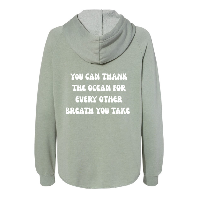 Create Awareness Zip-up-Thank the Ocean