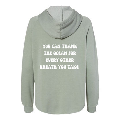 Create Awareness Zip-up-Thank the Ocean
