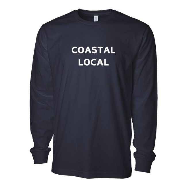 Coastal Local-Long Sleeve T-shirt-Comes in 5 Colors