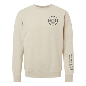 Crest Sweatshirt Unisex SALT-Your choice of sayings