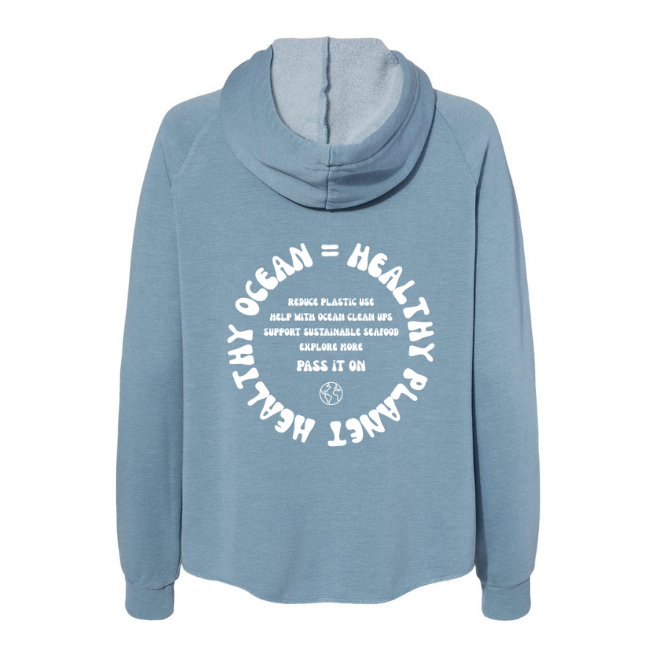 Create Awareness Zip-up - Healthy Ocean & Ways to Help