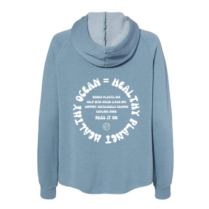 Create Awareness Zip-up - Healthy Ocean & Ways to Help