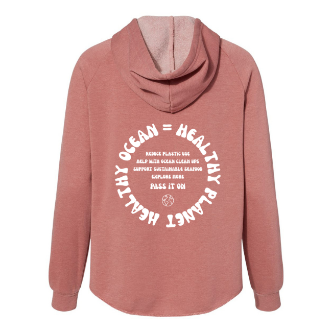 Create Awareness Zip-up - Healthy Ocean & Ways to Help