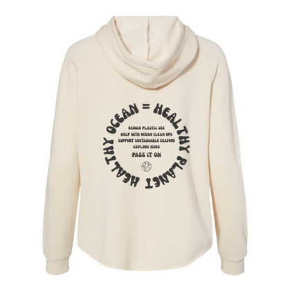 Create Awareness Zip-up - Healthy Ocean & Ways to Help