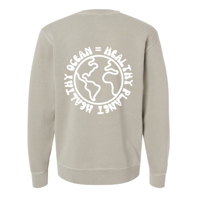 Create Awareness Crewneck-Healthy Planet