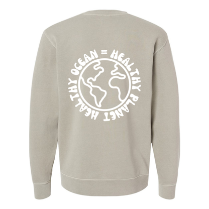 Create Awareness Crewneck-Healthy Planet