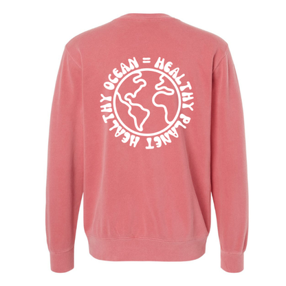 Create Awareness Crewneck-Healthy Planet