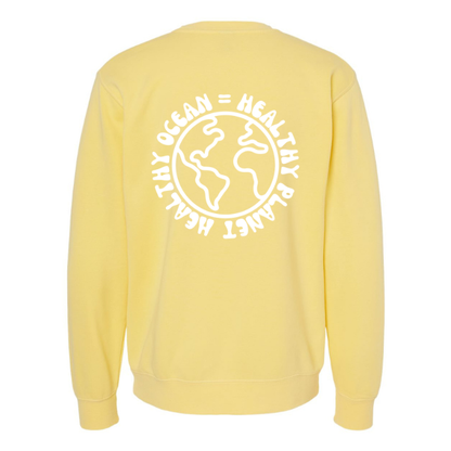 Create Awareness Crewneck-Healthy Planet