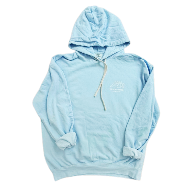 Live by Water Hoodie-with Sea Turtle accent or your choice of personalization
