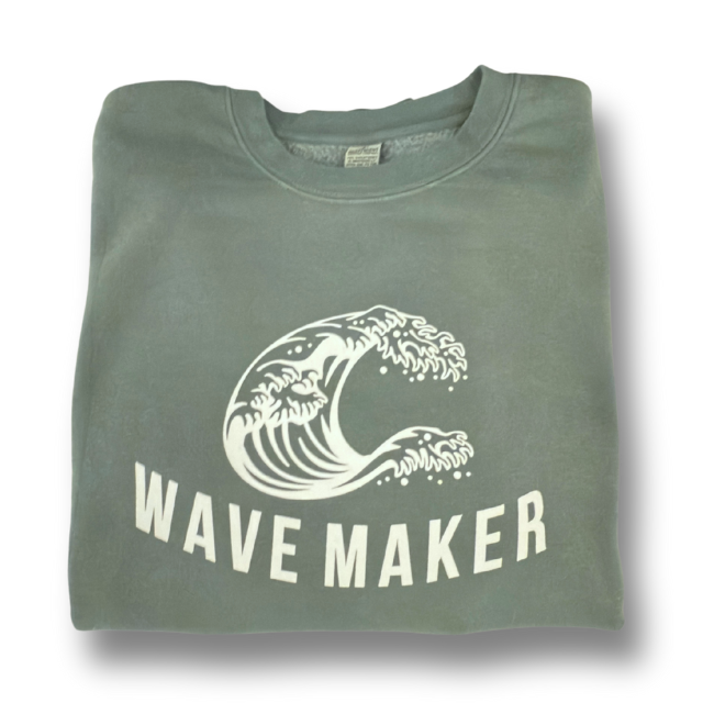 Wave Maker, Protect our Oceans-Crewneck Sweatshirt