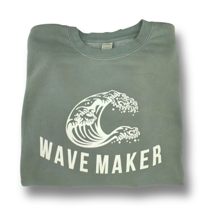 Wave Maker, Protect our Oceans-Crewneck Sweatshirt