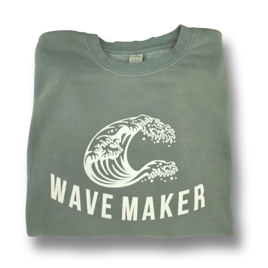 Wave Maker, Protect our Oceans-Crewneck Sweatshirt