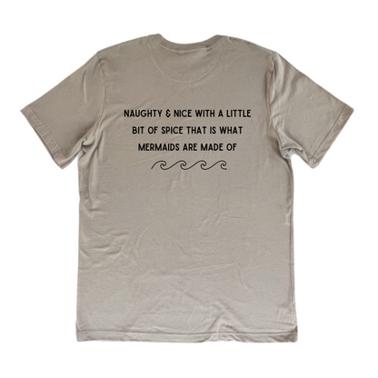 Mermaid Naughty & Nice Tee-Comes in 4 Colors