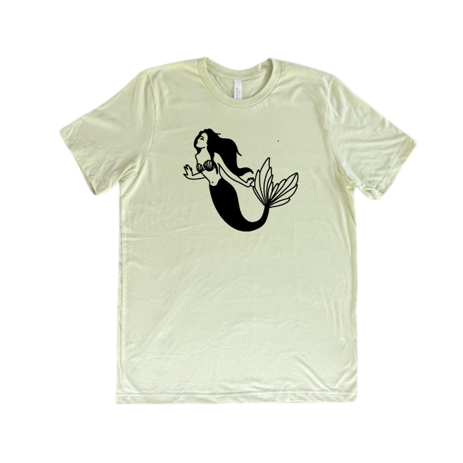 Mermaid Naughty & Nice Tee-Comes in 4 Colors