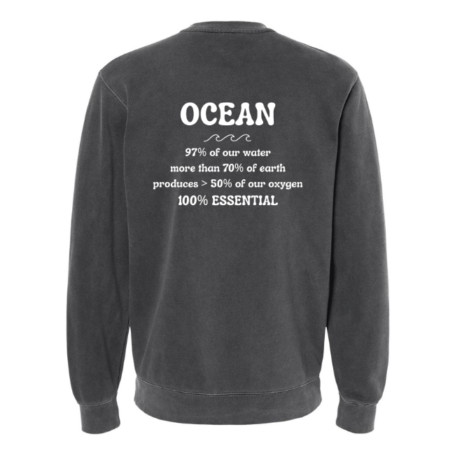 Create Awareness Crewneck-Ocean Facts