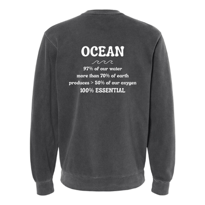 Create Awareness Crewneck-Ocean Facts