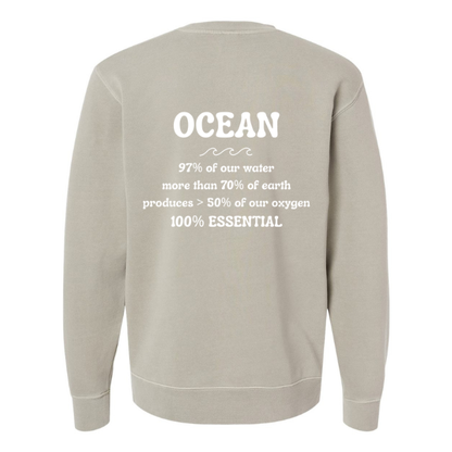 Create Awareness Crewneck-Ocean Facts