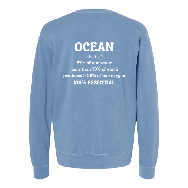 Create Awareness Crewneck-Ocean Facts