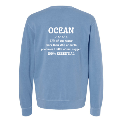 Create Awareness Crewneck-Ocean Facts