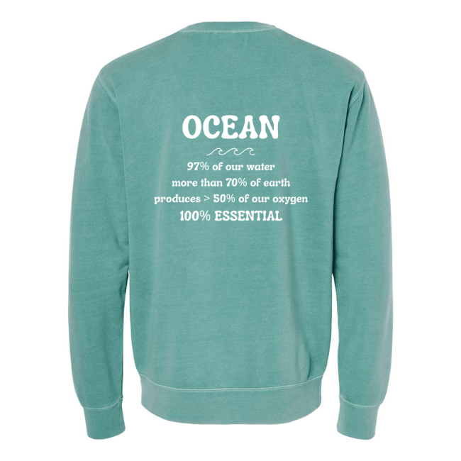 Create Awareness Crewneck-Ocean Facts