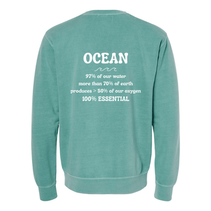 Create Awareness Crewneck-Ocean Facts